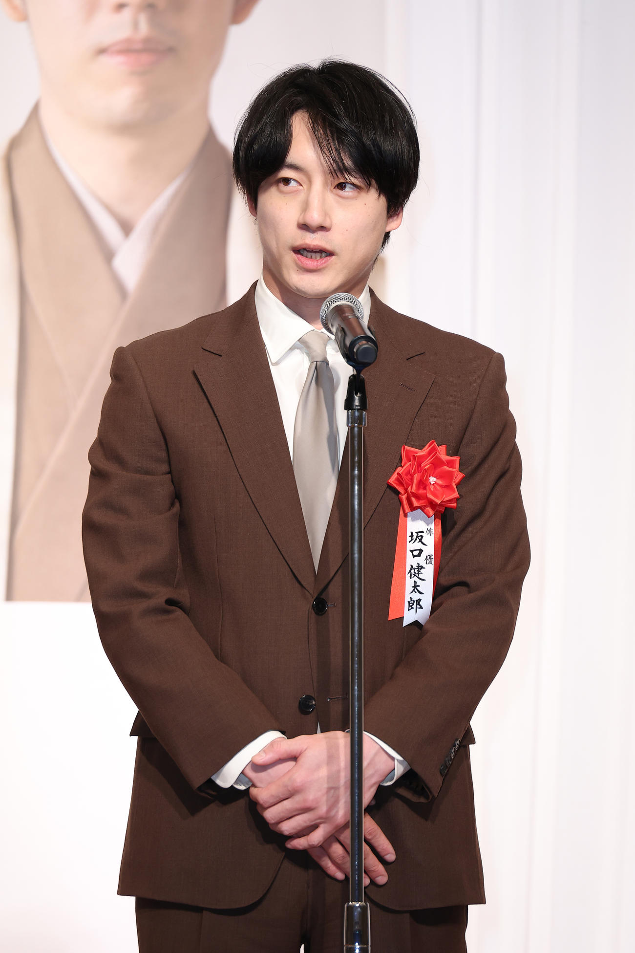 ゲスト登壇する坂口健太郎（撮影・中島郁夫）