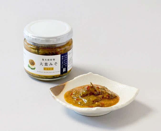 3日から新発売された「龍名館特製大葉みそ」