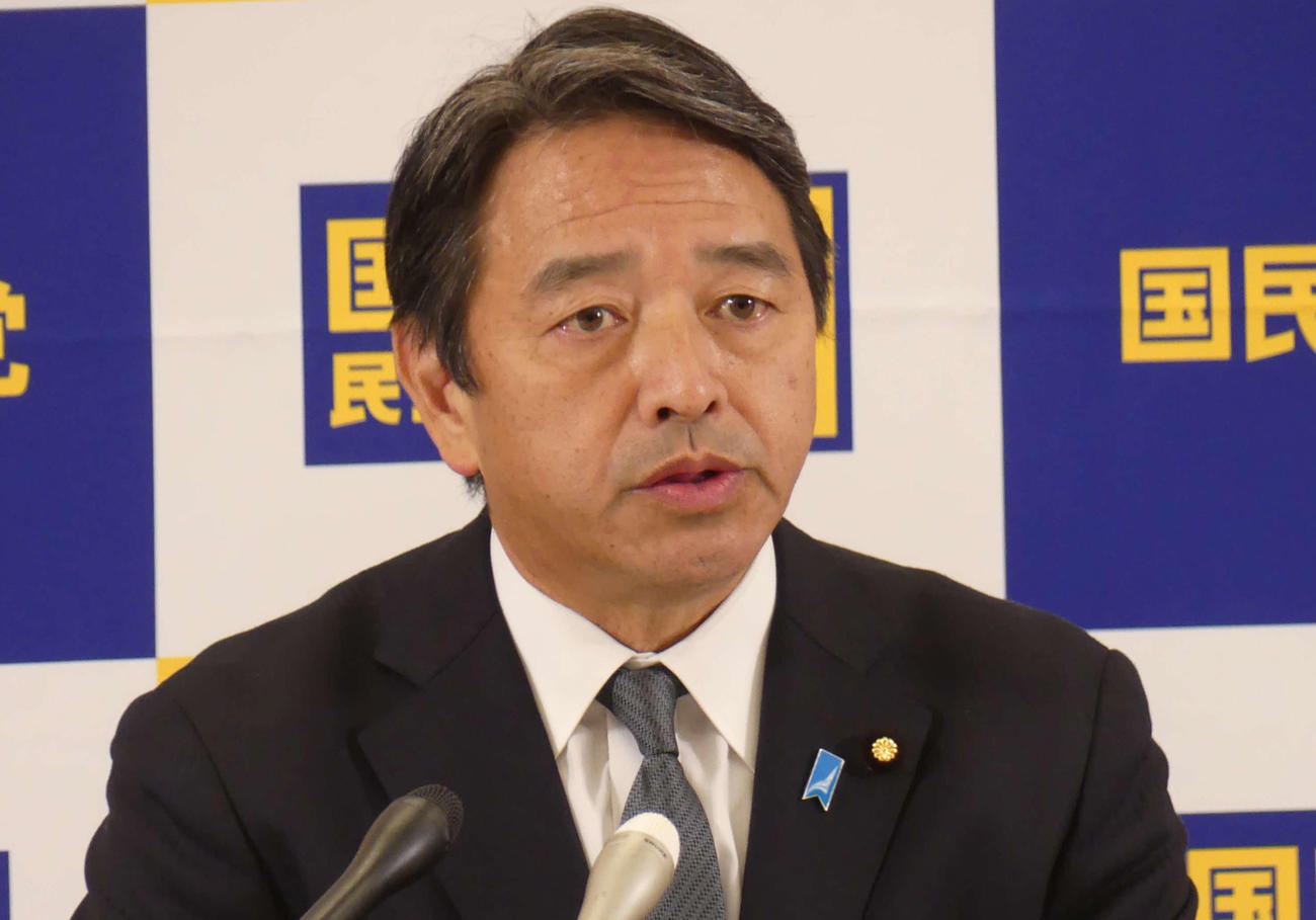 国民民主党の榛葉賀津也幹事長（2024年12月撮影）