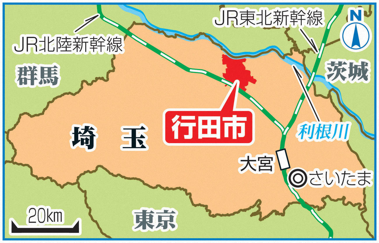 行田市地図