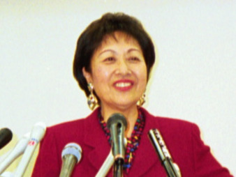 曽野綾子さん（2000年撮影）