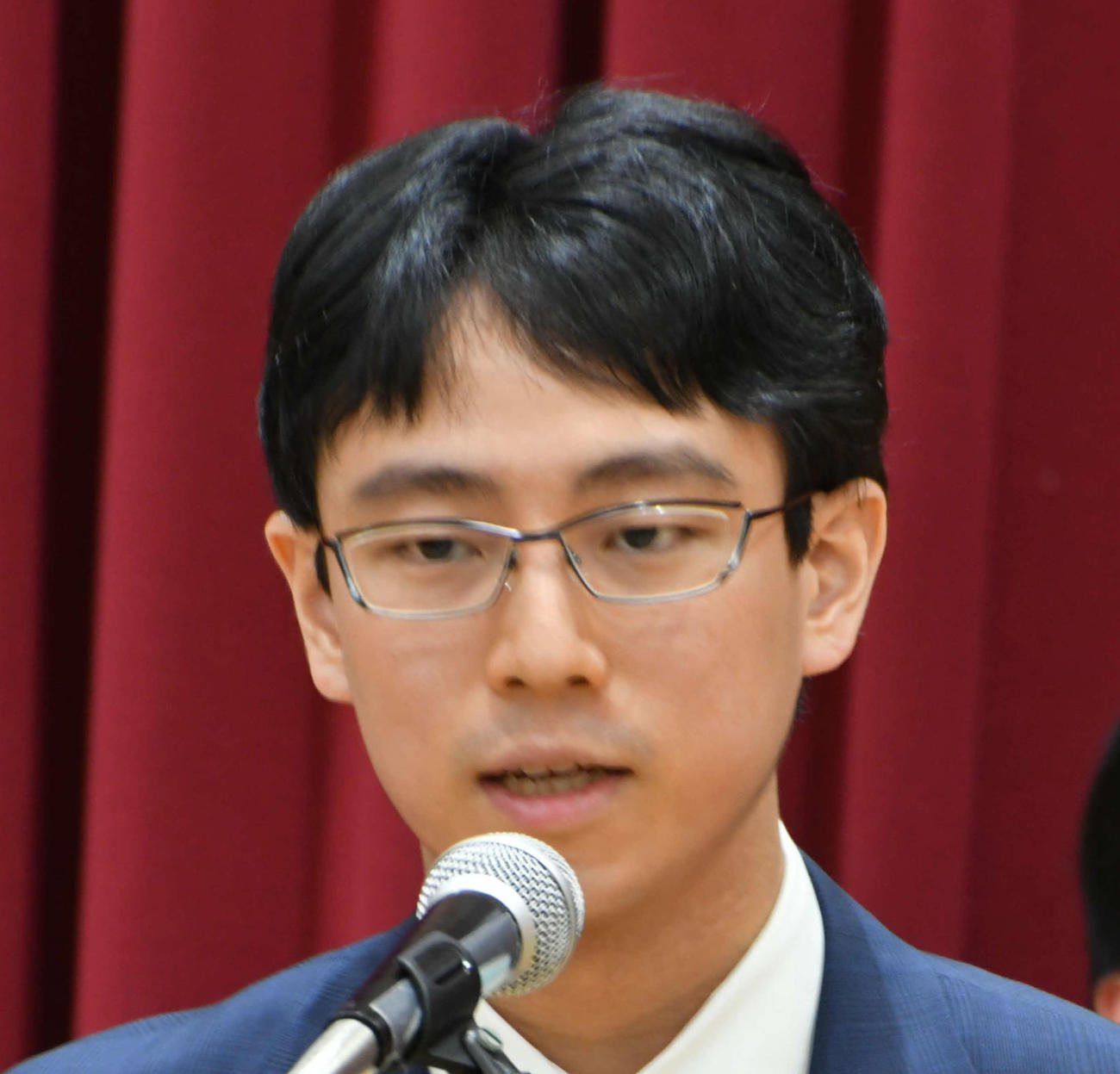 一力遼棋聖（2025年1月撮影）