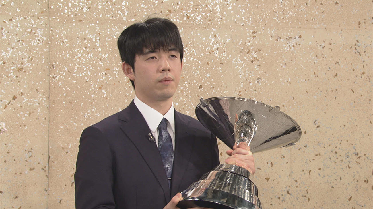 2年ぶり2回目のNHK杯制覇を果たした藤井聡太7冠（日本放送協会提供）