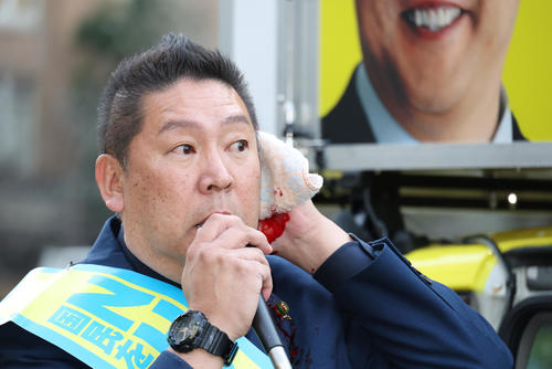 重傷の立花孝志氏は当選かなわず 現職の熊谷俊人氏が再選確実 千葉県