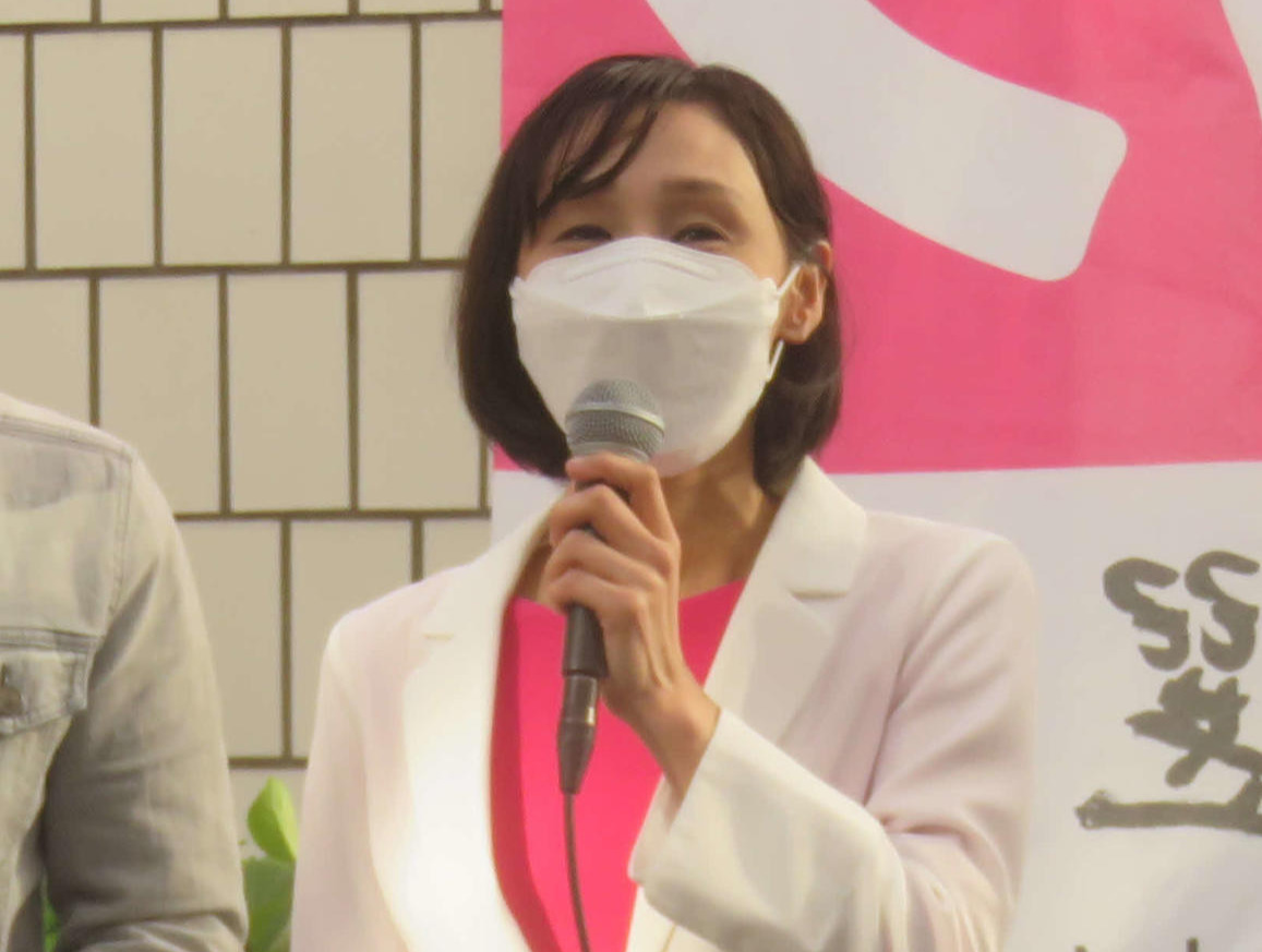 長谷川ういこ氏（2022年4月30日撮影）