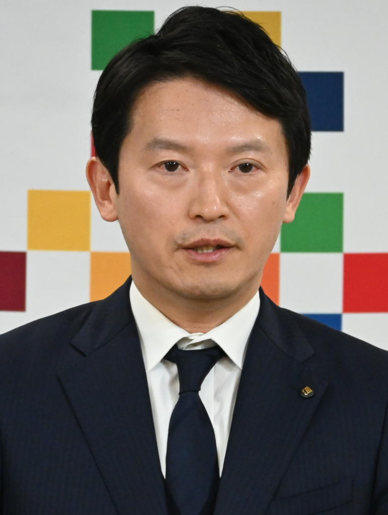 兵庫県の斎藤元彦知事（撮影・松浦隆司）2025年3月19日