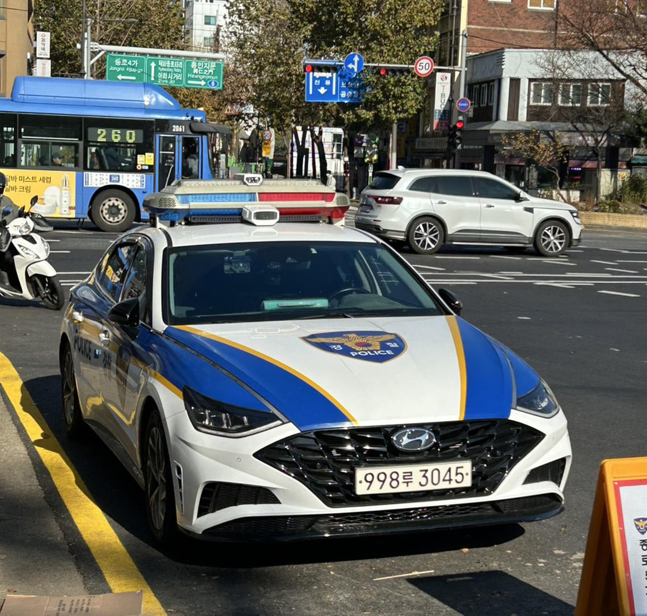 韓国のパトカー※写真はイメージ