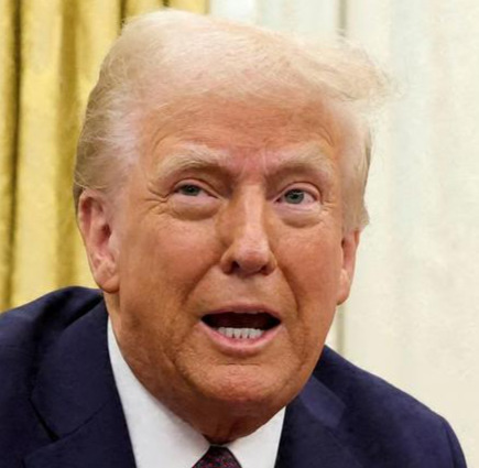 トランプ米大統領（2025年1月23日撮影、ロイター）