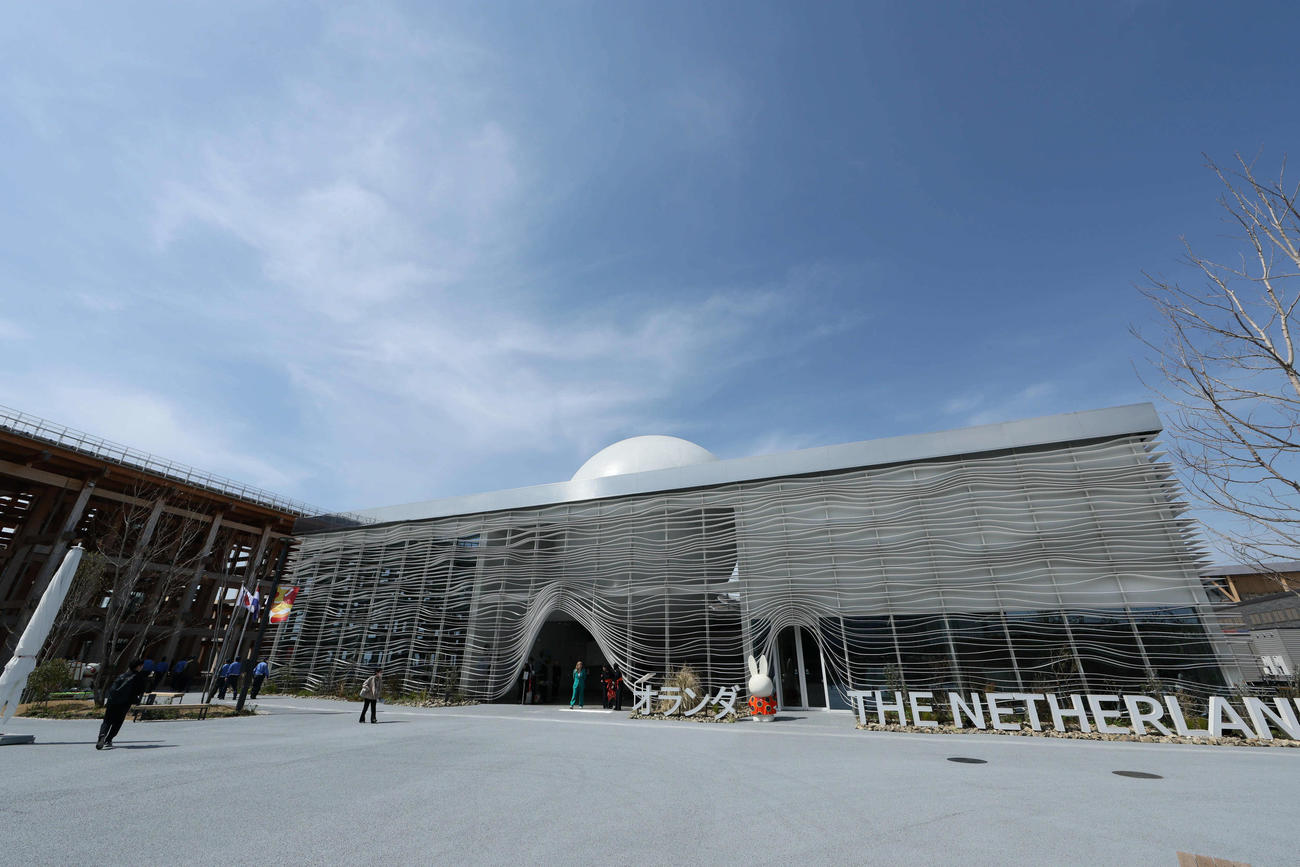EXPO2025大阪・関西万博のオランダ館（撮影・宮崎幸一）