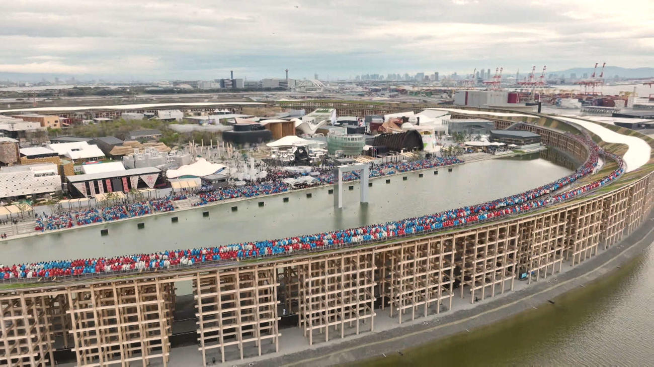 「1万人の第九」の大合唱団（C）MBS／1万人の第九EXPO2025