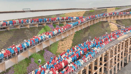 「1万人の第九」の大合唱団(C)MBS/1万人の第九EXPO2025