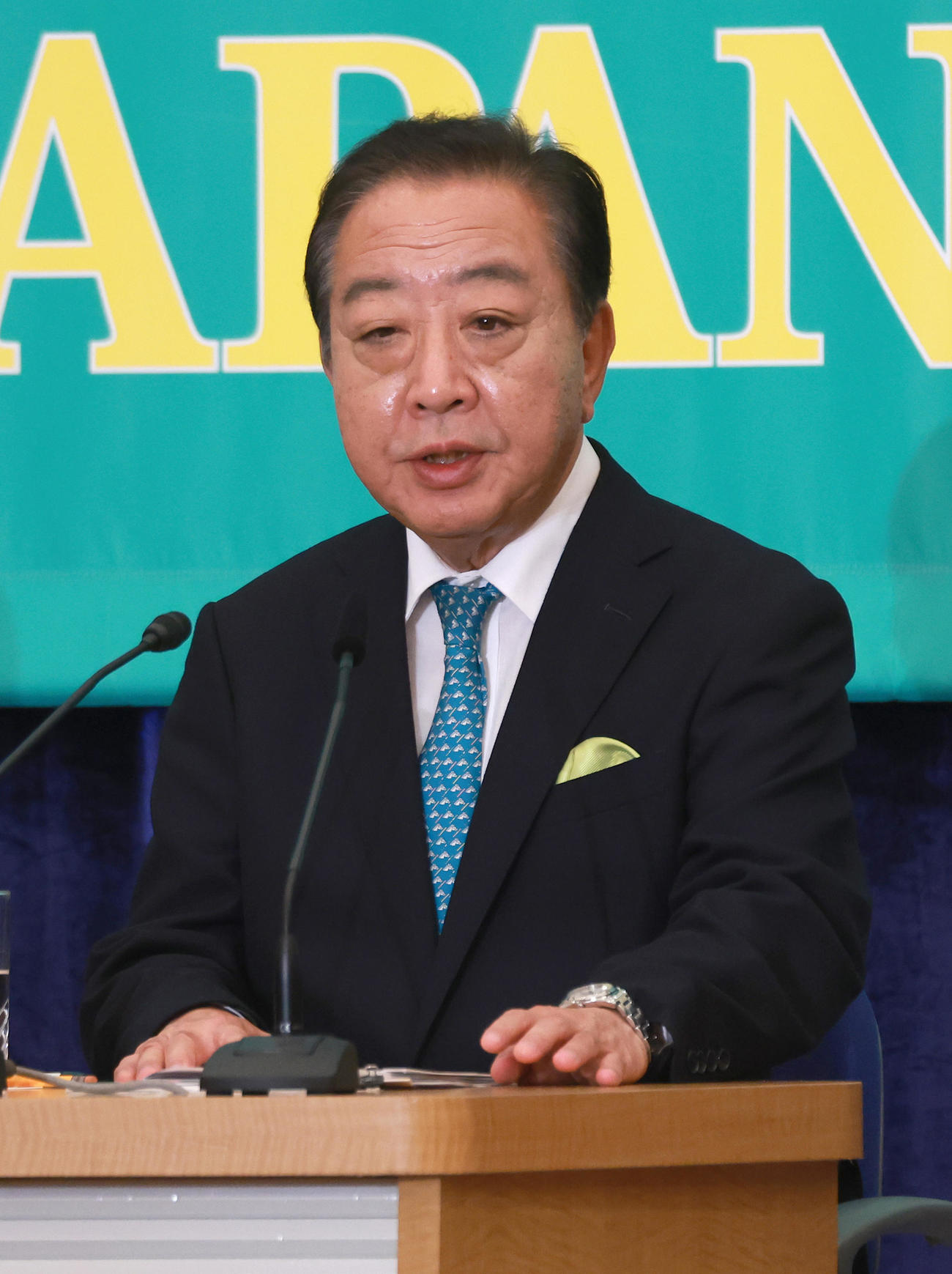 立憲民主党・野田佳彦代表（2024年10月撮影）