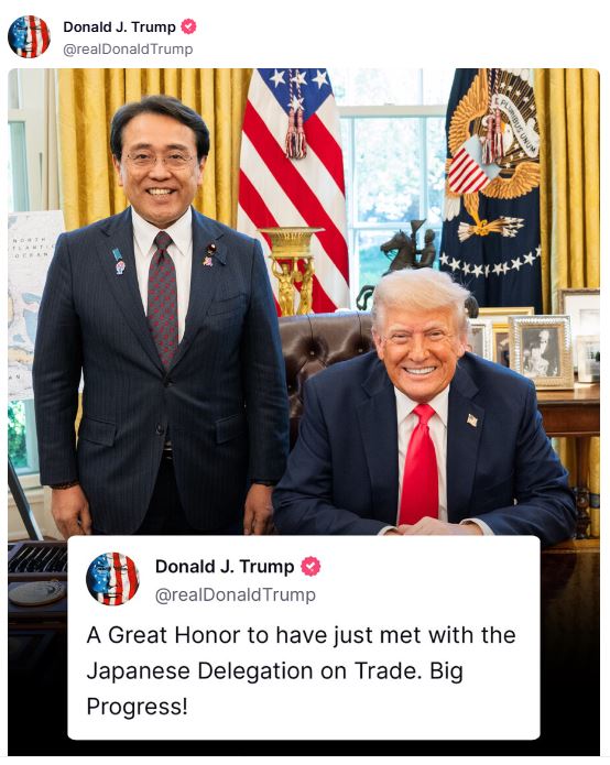 トランプの公式Truthから