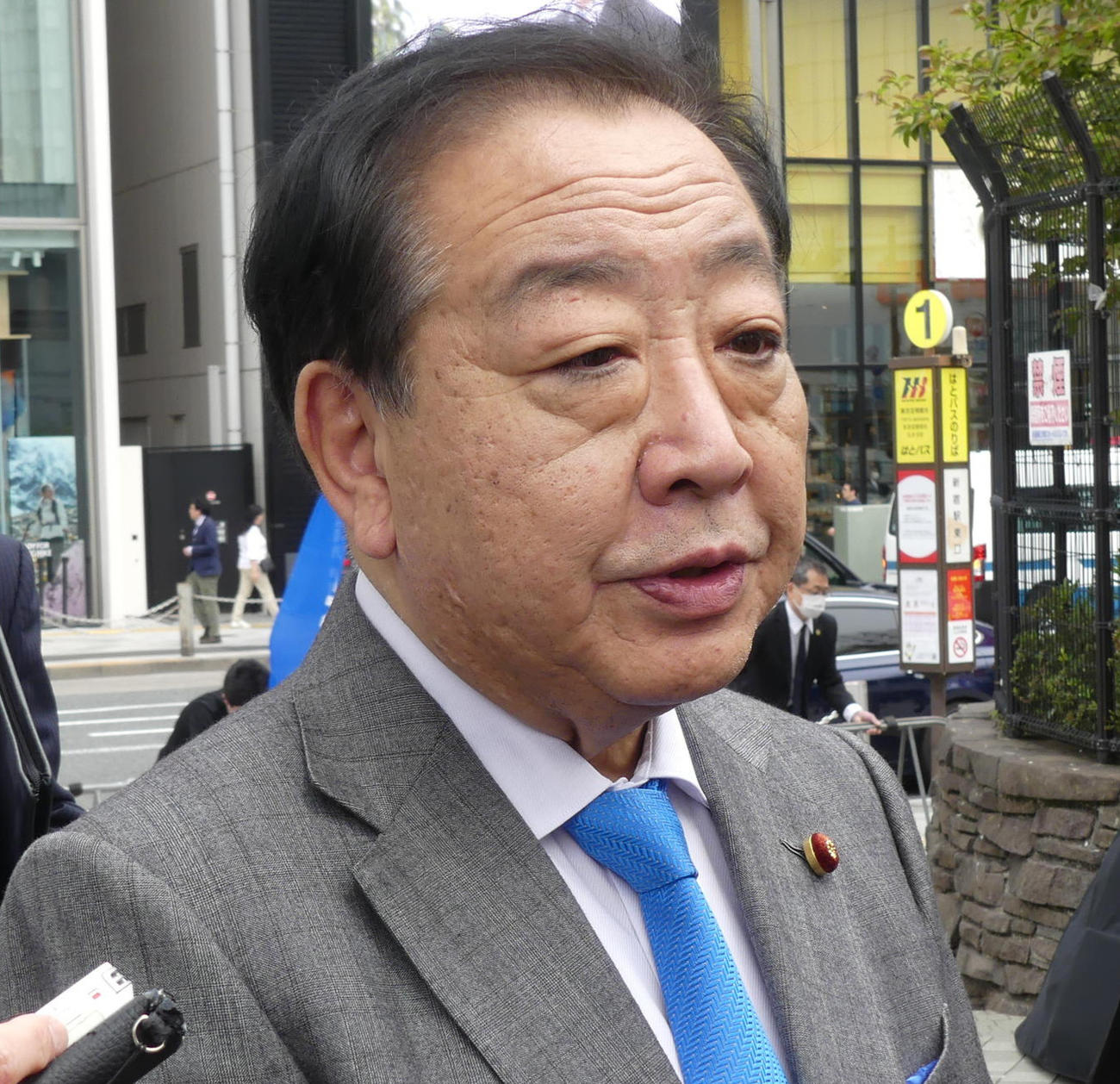 立憲民主党の野田佳彦代表＝25年4月