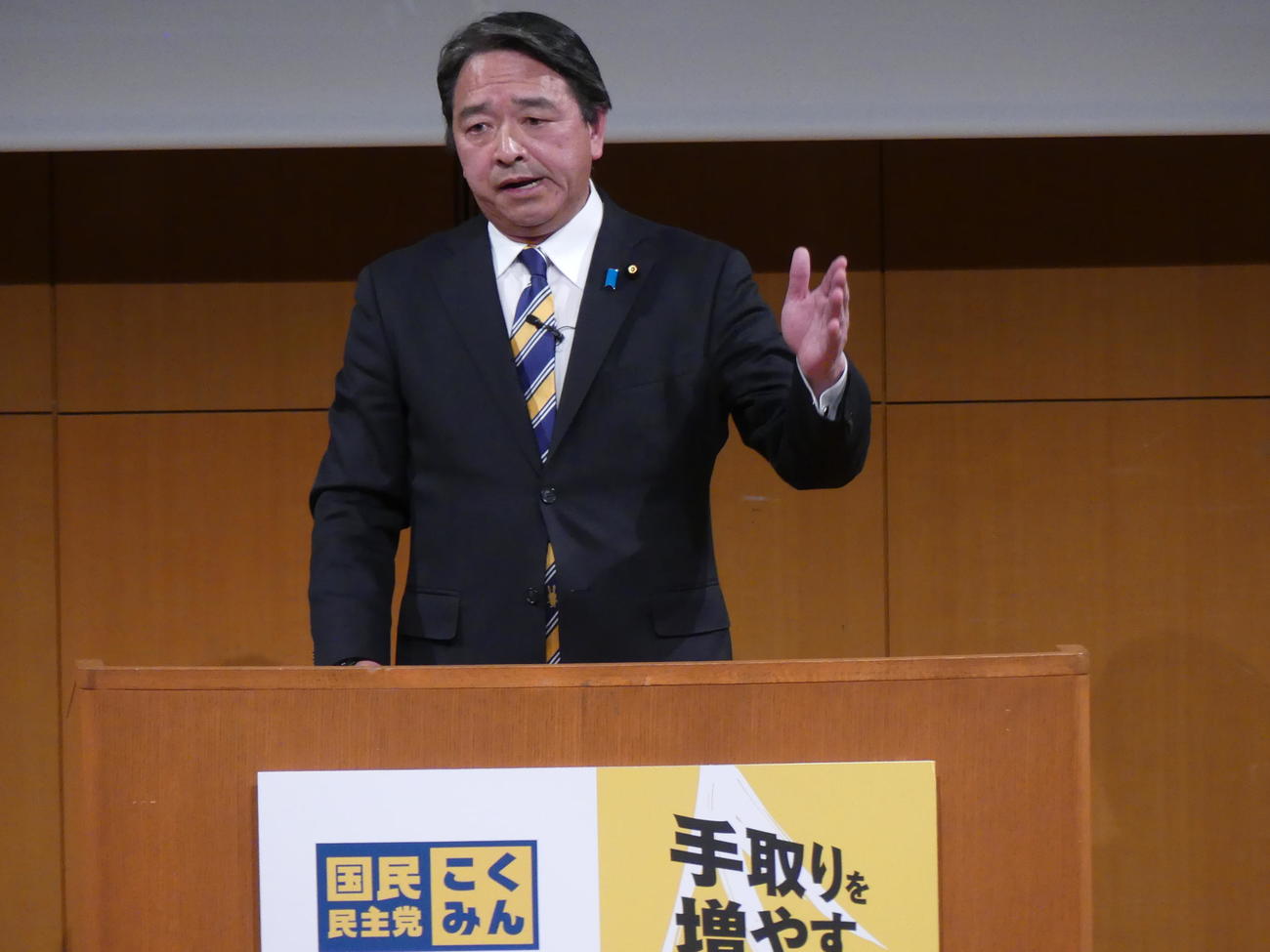 榛葉賀津也幹事長（2025年2月撮影）