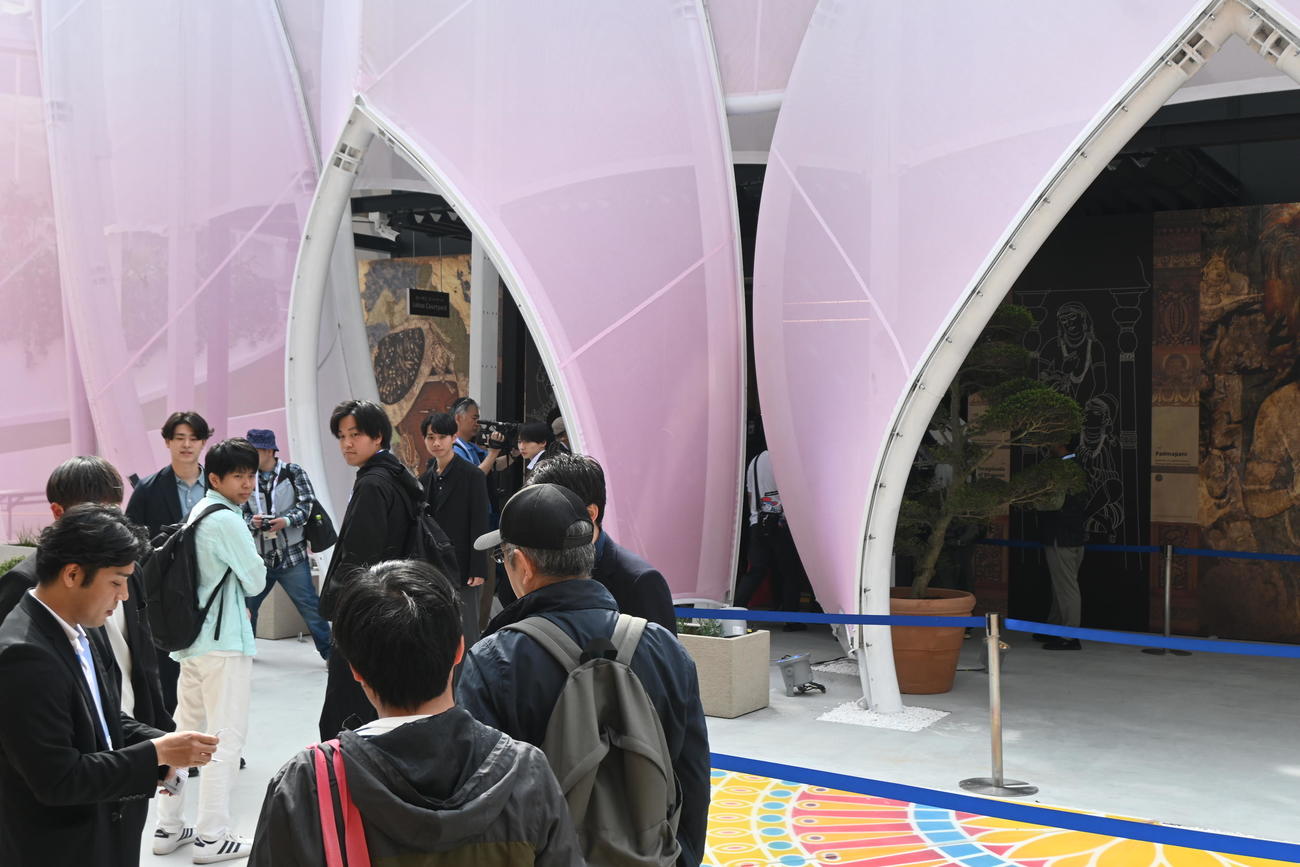 インドの装飾品が展示されるインド館（撮影・松浦隆司）（撮影・松浦隆司）