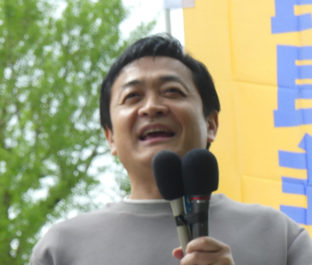 国民民主党の玉木雄一郎代表（2025年4月26日撮影）