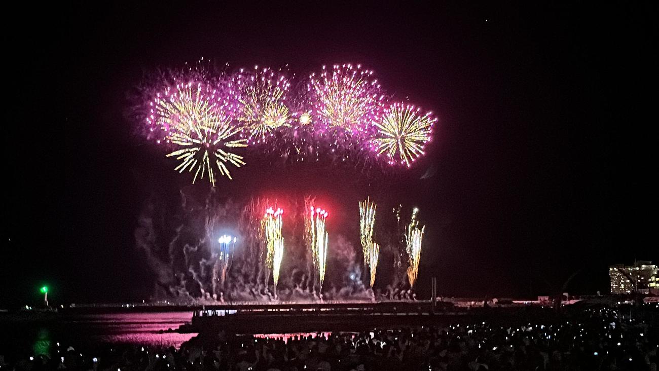 昨年9月の熱海海上花火大会