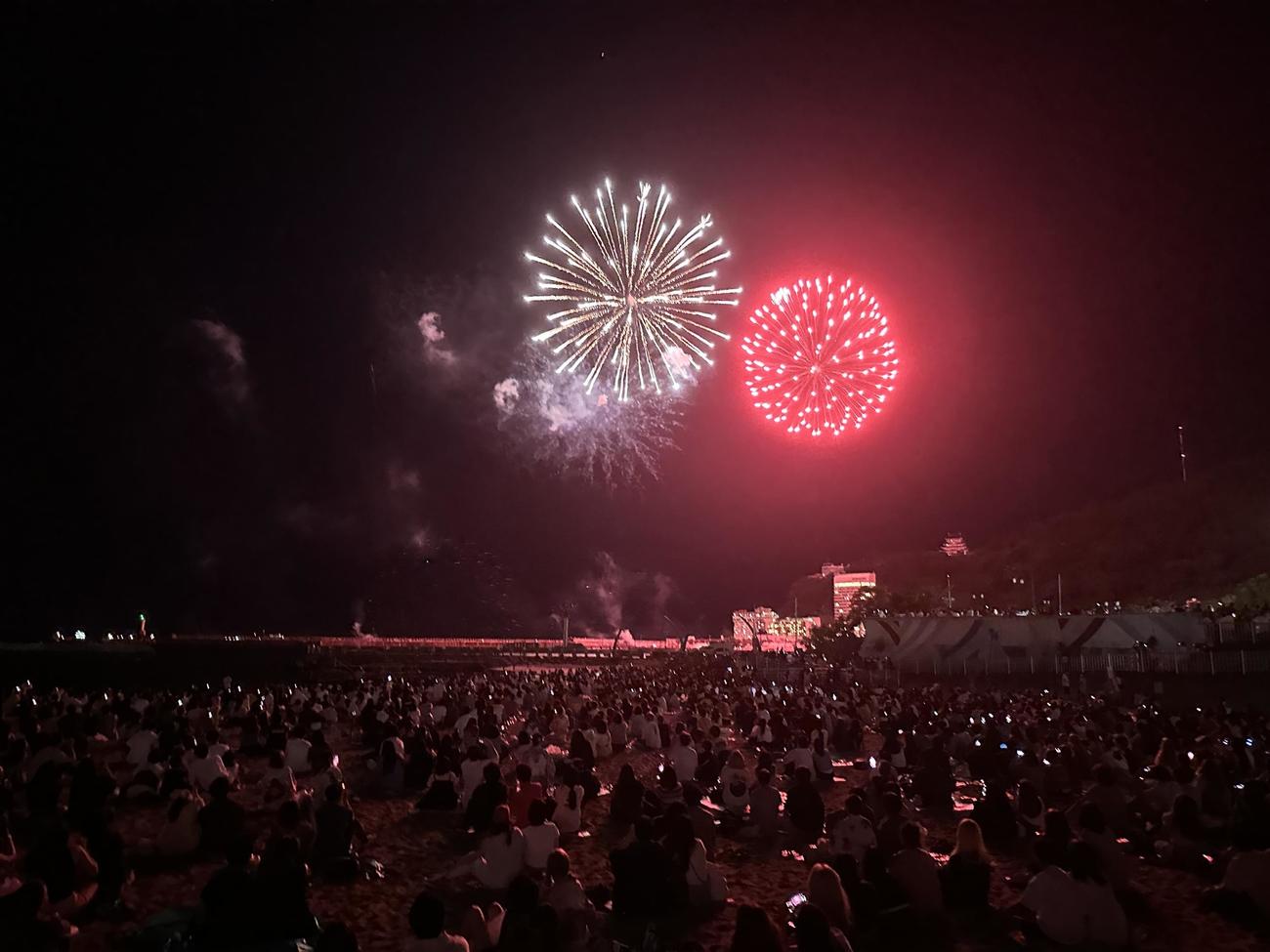 昨年9月の熱海海上花火大会