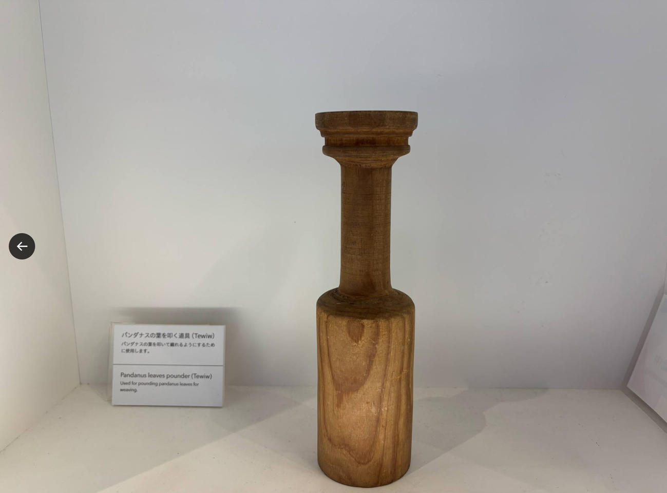 ナウル共和国政府観光局が投稿した大阪・関西万博に出展している展示物（Xから）