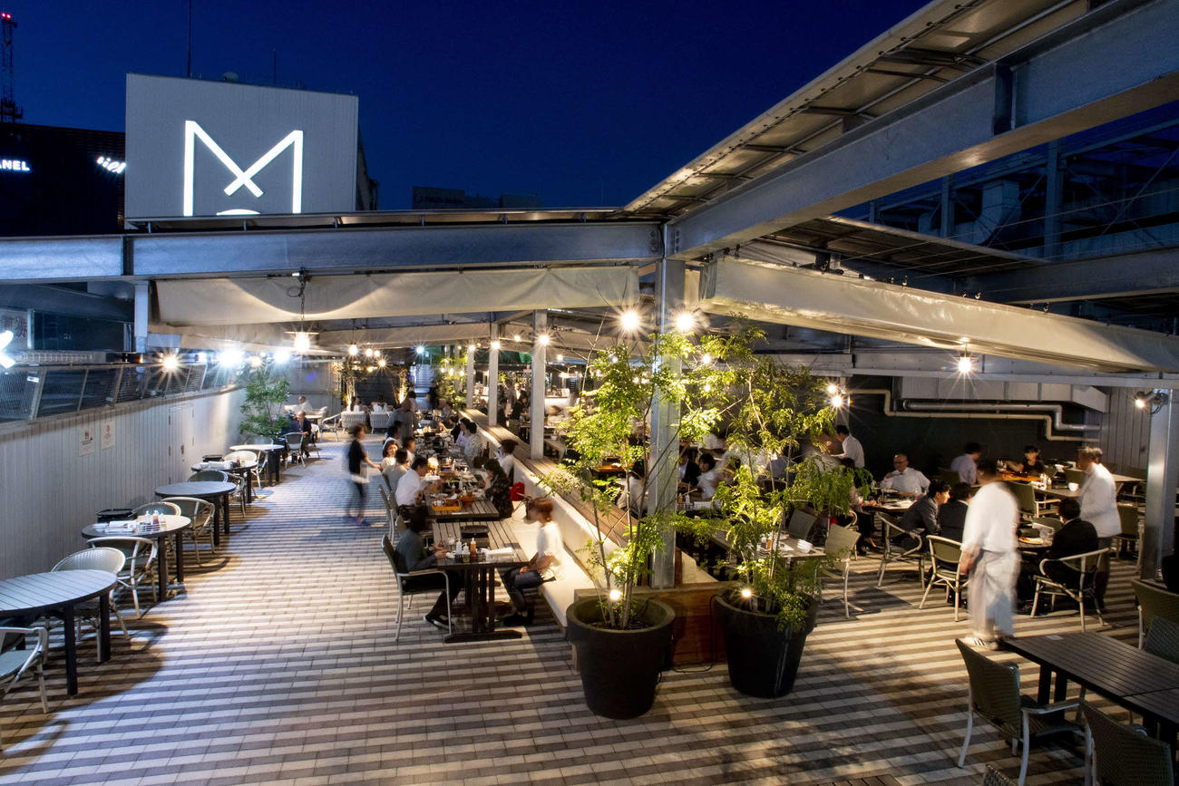 開放的な空間で楽しめる松屋銀座のビアガーデンは21日にオープン