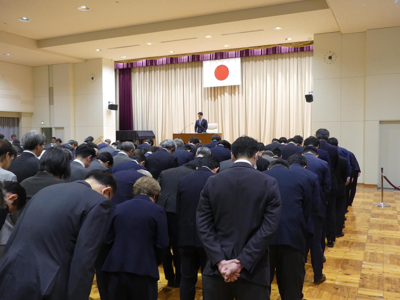 小泉進次郎農相の訓示が行われた農水省（撮影・中山知子）