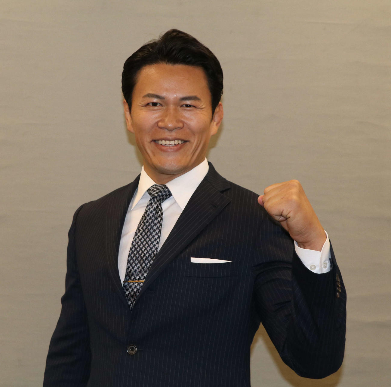 参議院選に国民民主党から立候補を予定する須藤元気氏（撮影・山本佳央）