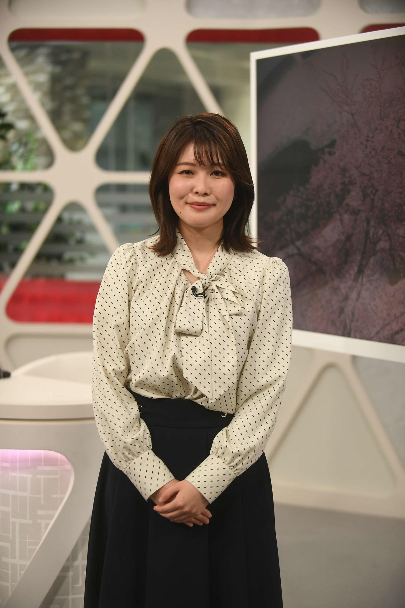 4月から「スーパーJにいがた」のキャスターを務めている高橋アナウンサー