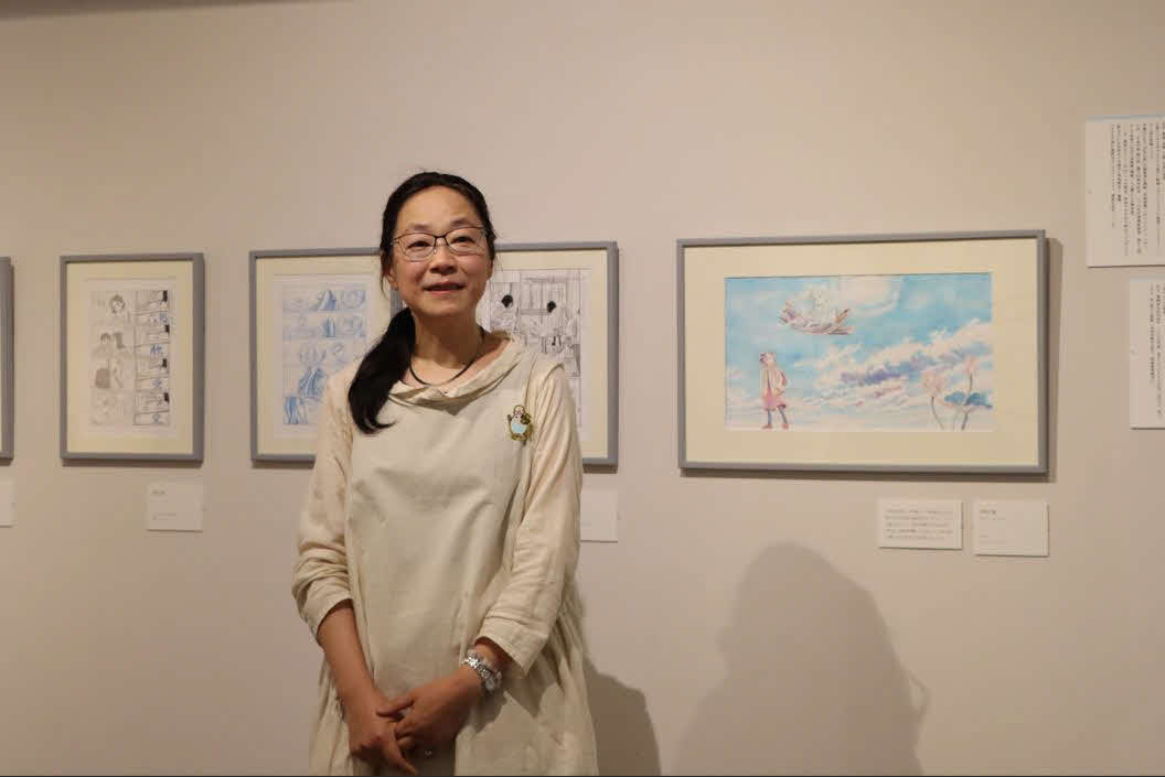 地元の京都府福知山市で過去最大規模の展覧会を行う漫画家こうの史代