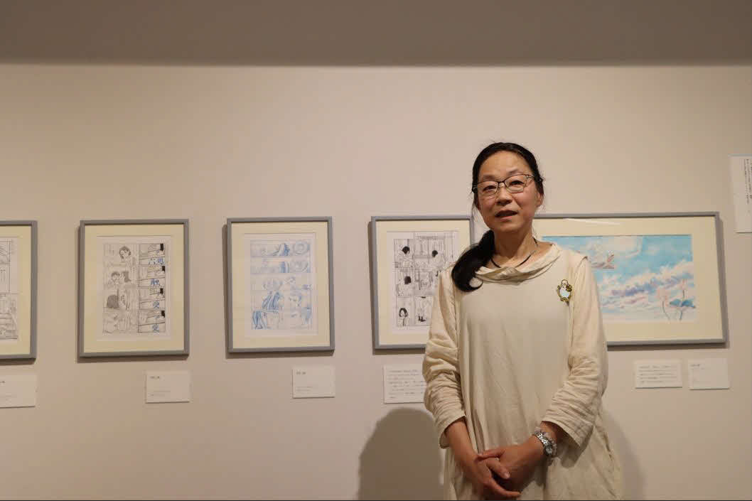 地元の京都府福知山市で過去最大規模の展覧会を行う漫画家こうの史代