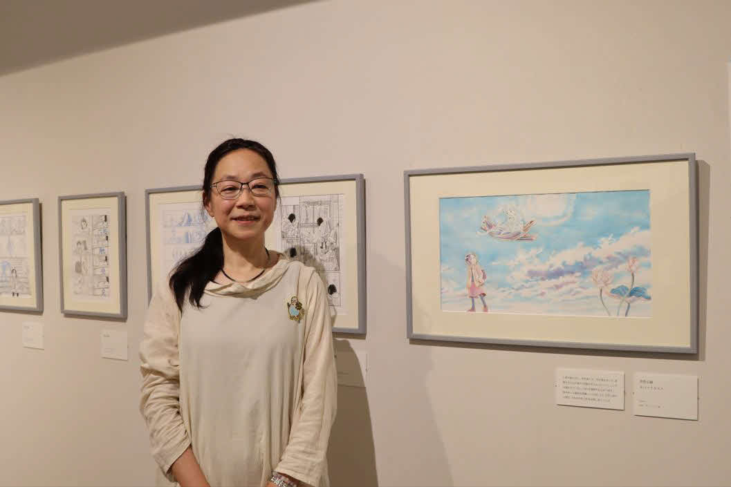 地元の京都府福知山市で過去最大規模の展覧会を行う漫画家こうの史代