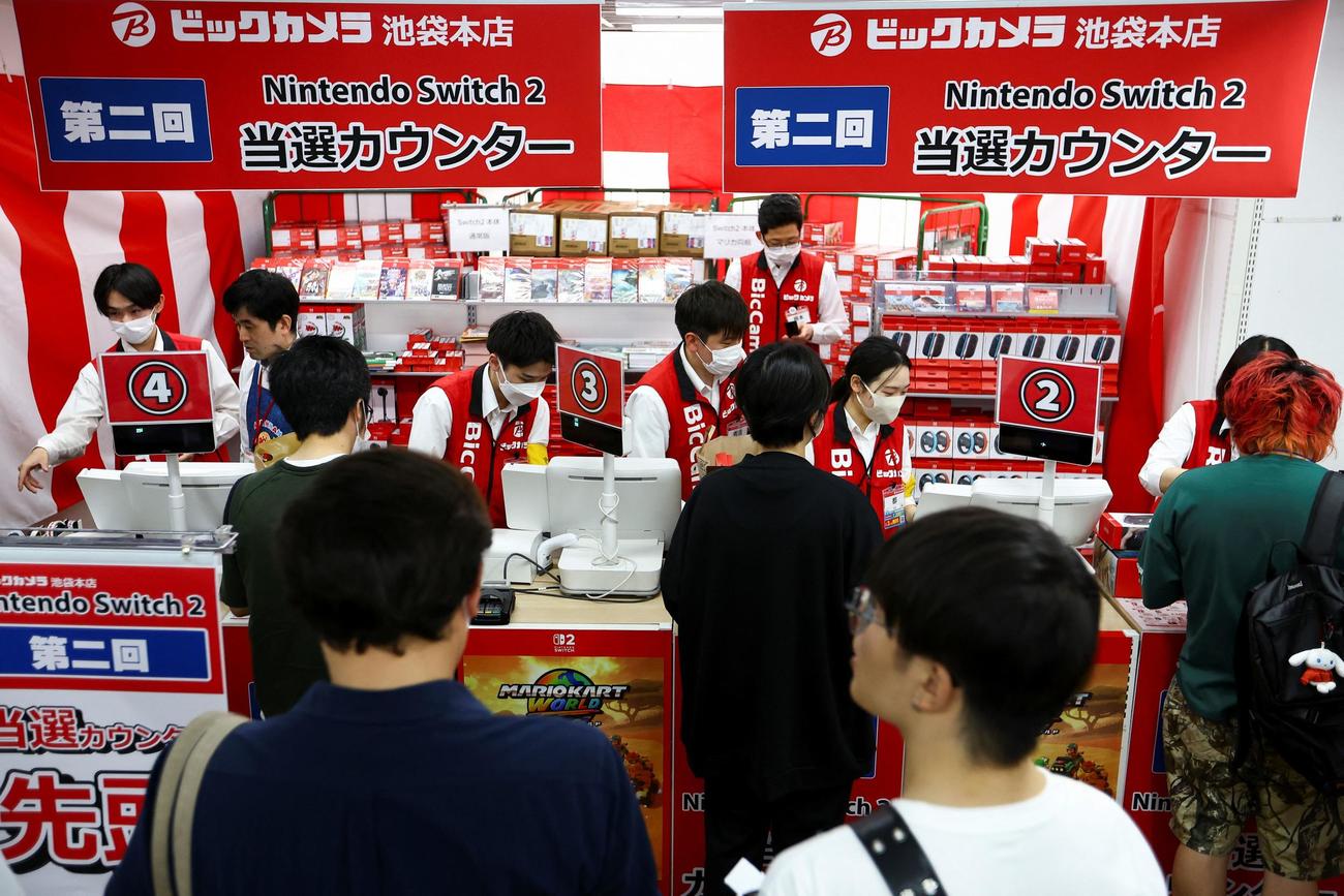 Nintendo Switch2の購入者（ロイター）