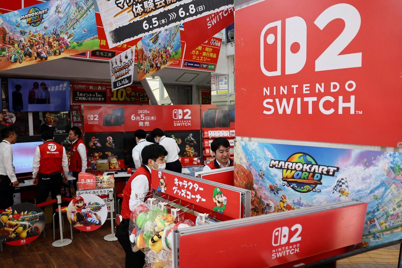 発売されたNintendo Switch2（ロイター）