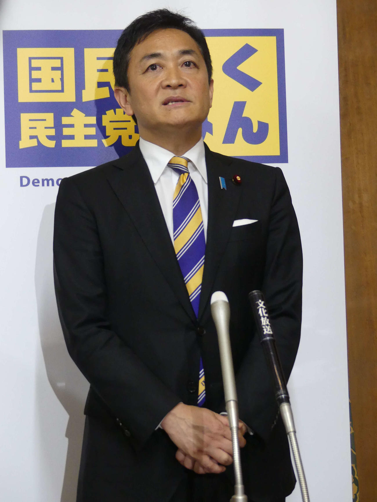 山尾志桜里氏の参院選公認見送りについて説明する国民民主党の玉木雄一郎代表（撮影・中山知子）