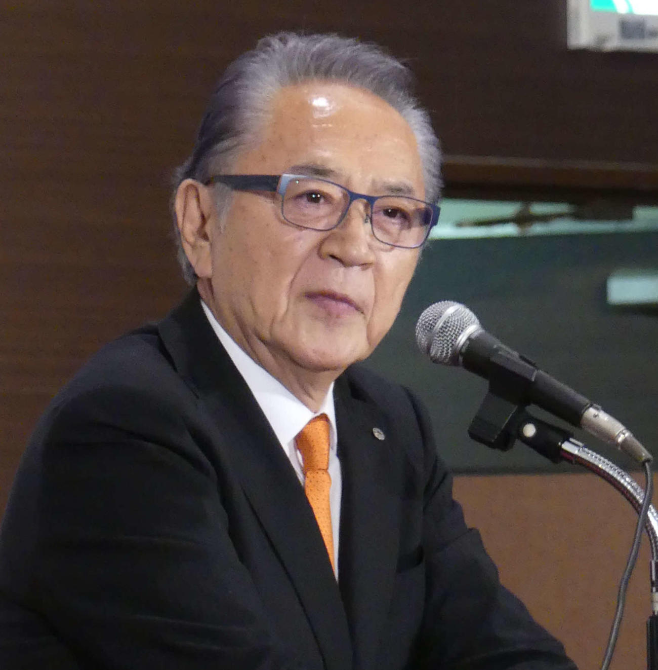 横須賀市の上地克明市長（2025年5月31日撮影）