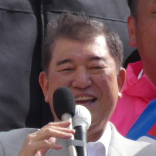 東京都議選最終日に自民党候補の応援に初めて入り、支持を訴える石破茂首相（撮影・中山知子）