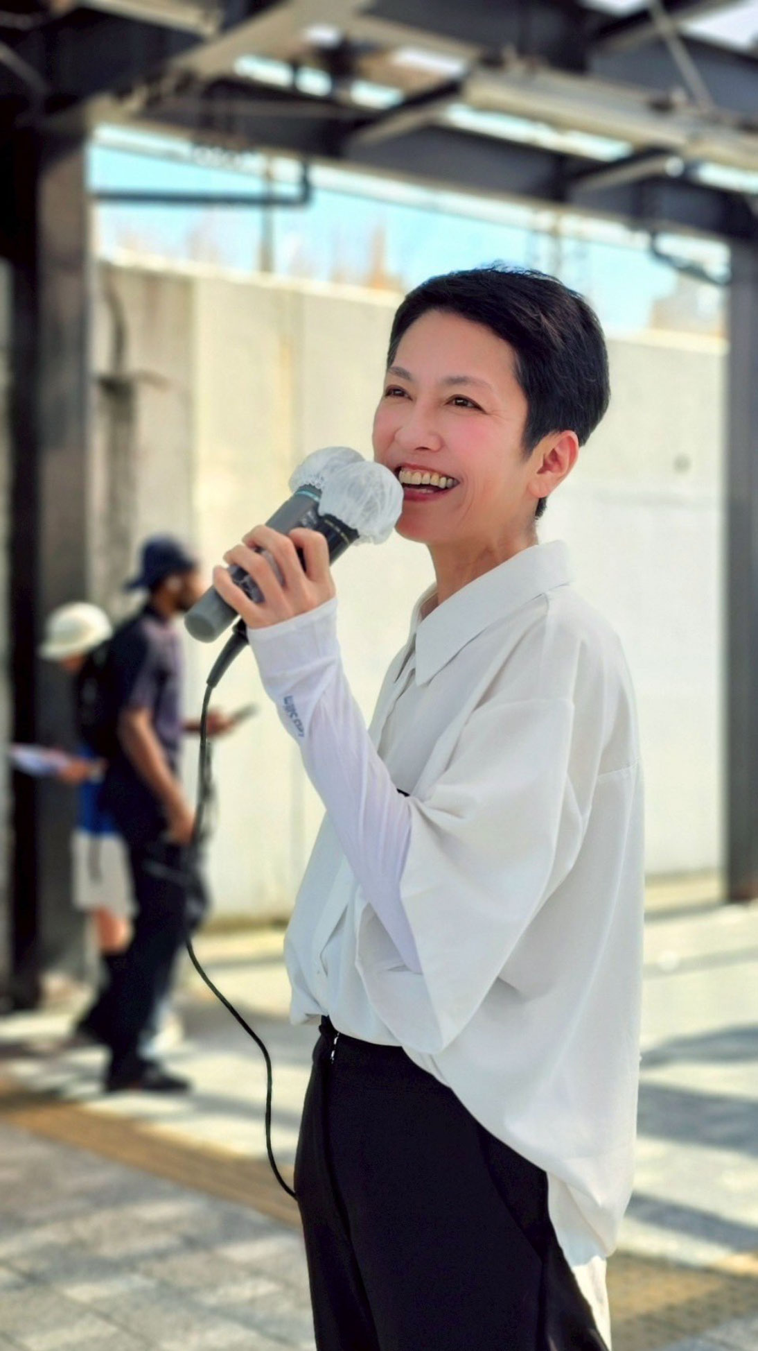蓮舫氏のXから