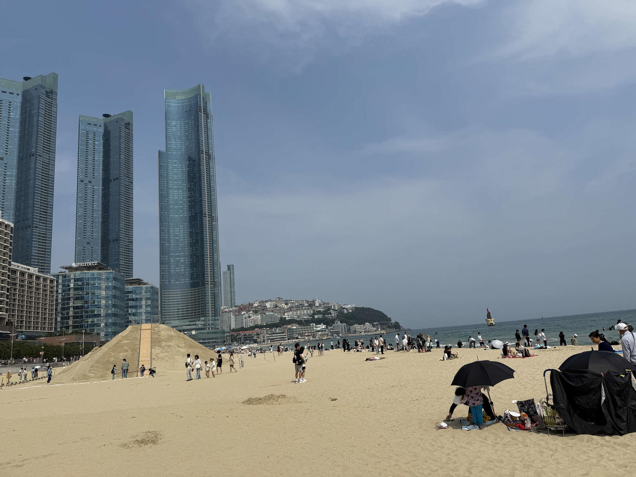 海がきれいな韓国・釜山の海雲台
