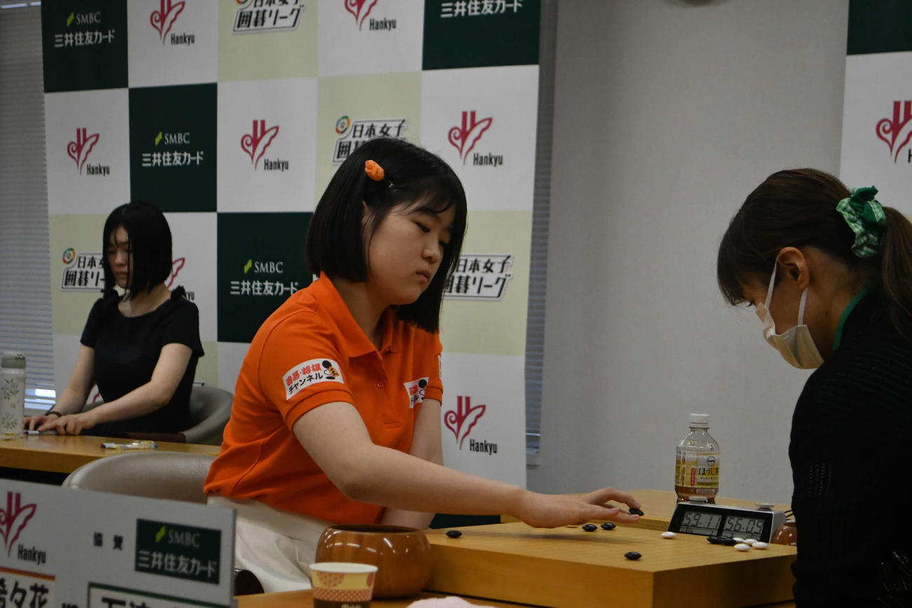 チーム囲碁・将棋チャンネルの三将の高山希々花初段