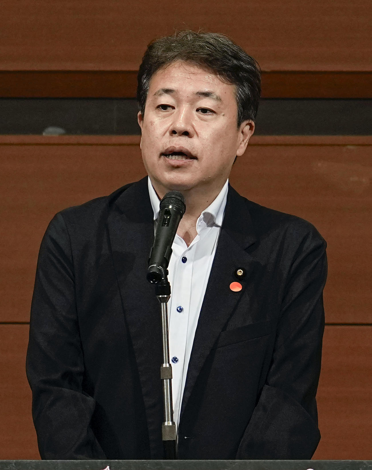 8日、和歌山市内で演説する自民党の鶴保庸介参院予算委員長