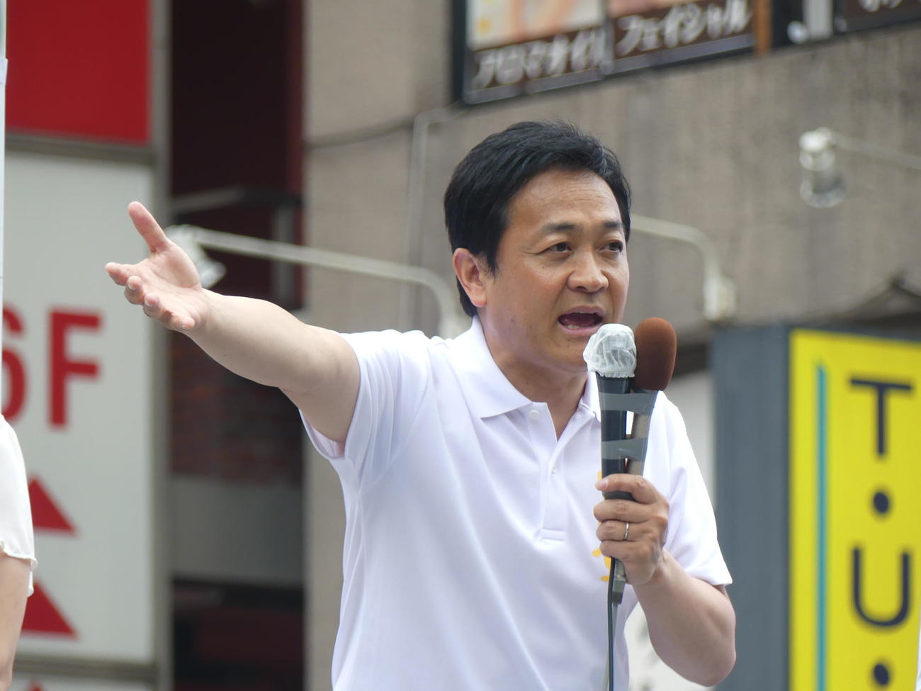 参院選東京選挙区に擁立した公認候補の応援演説を行う国民民主党の玉木雄一郎代表（撮影・中山知子）