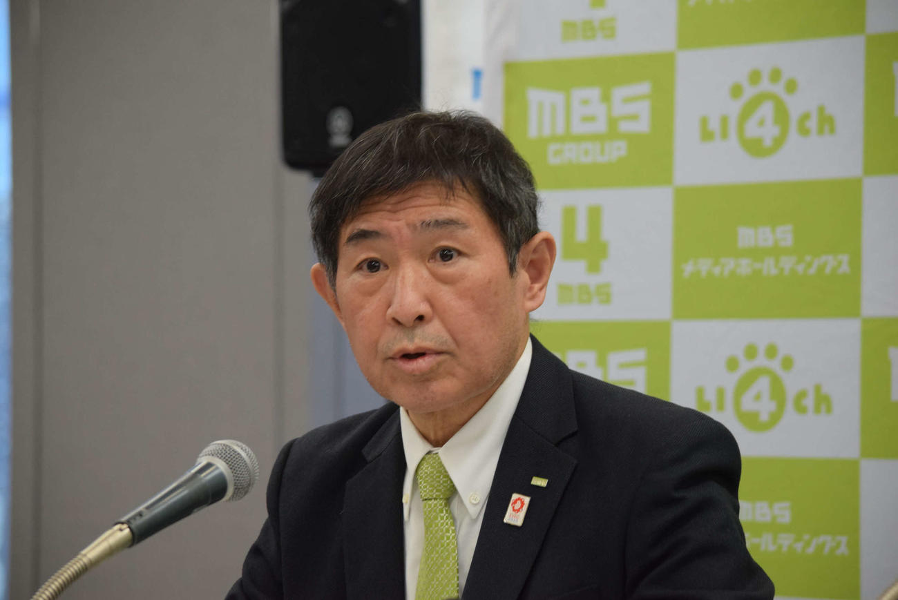 虫明洋一MBSテレビ社長（2025年1月撮影）