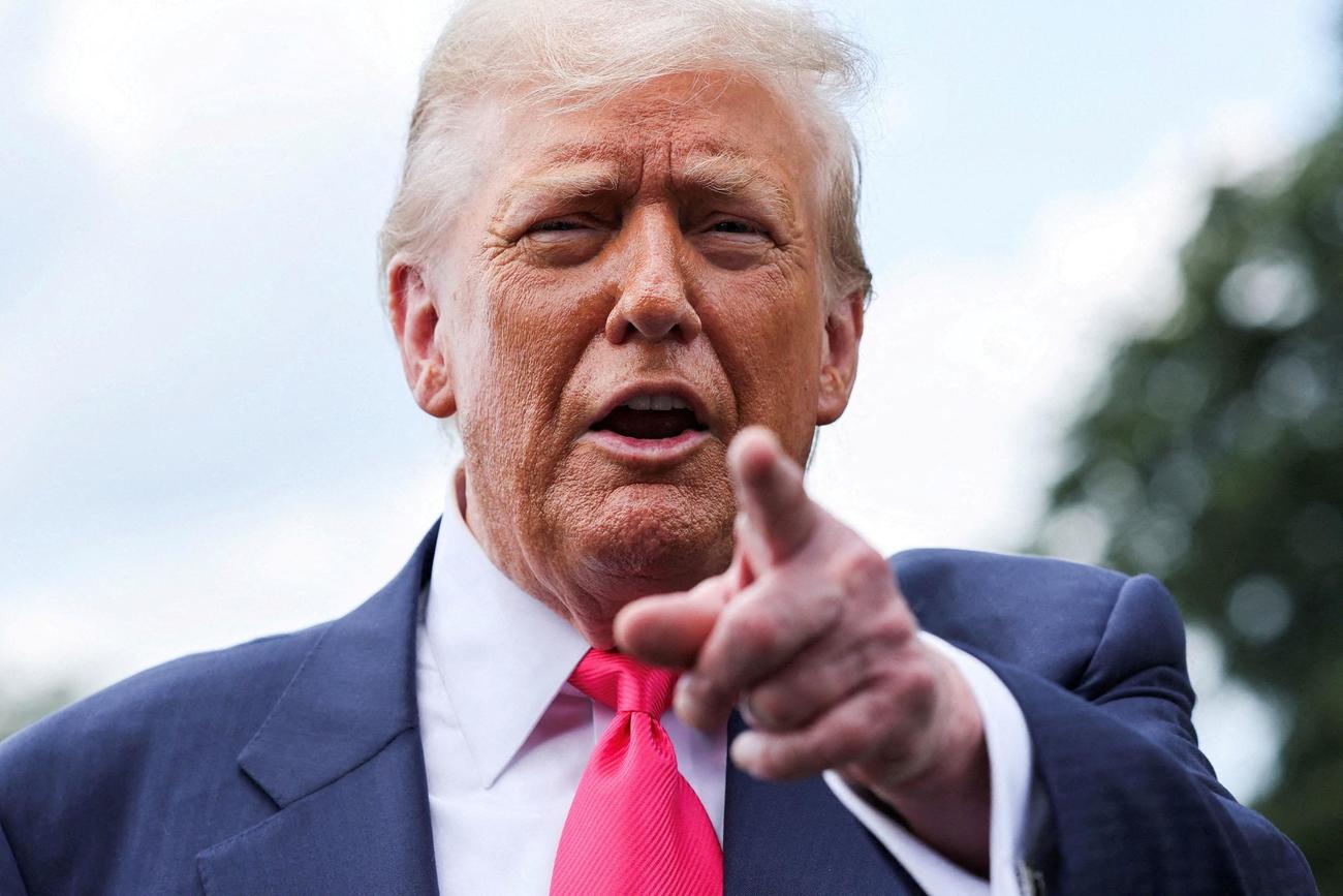 トランプ大統領＝2025年7月15日（ロイター）