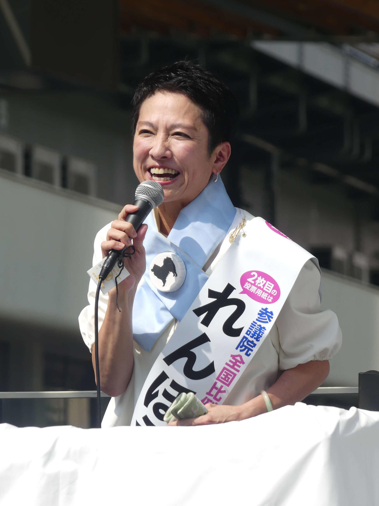 蓮舫氏＝25年7月6日