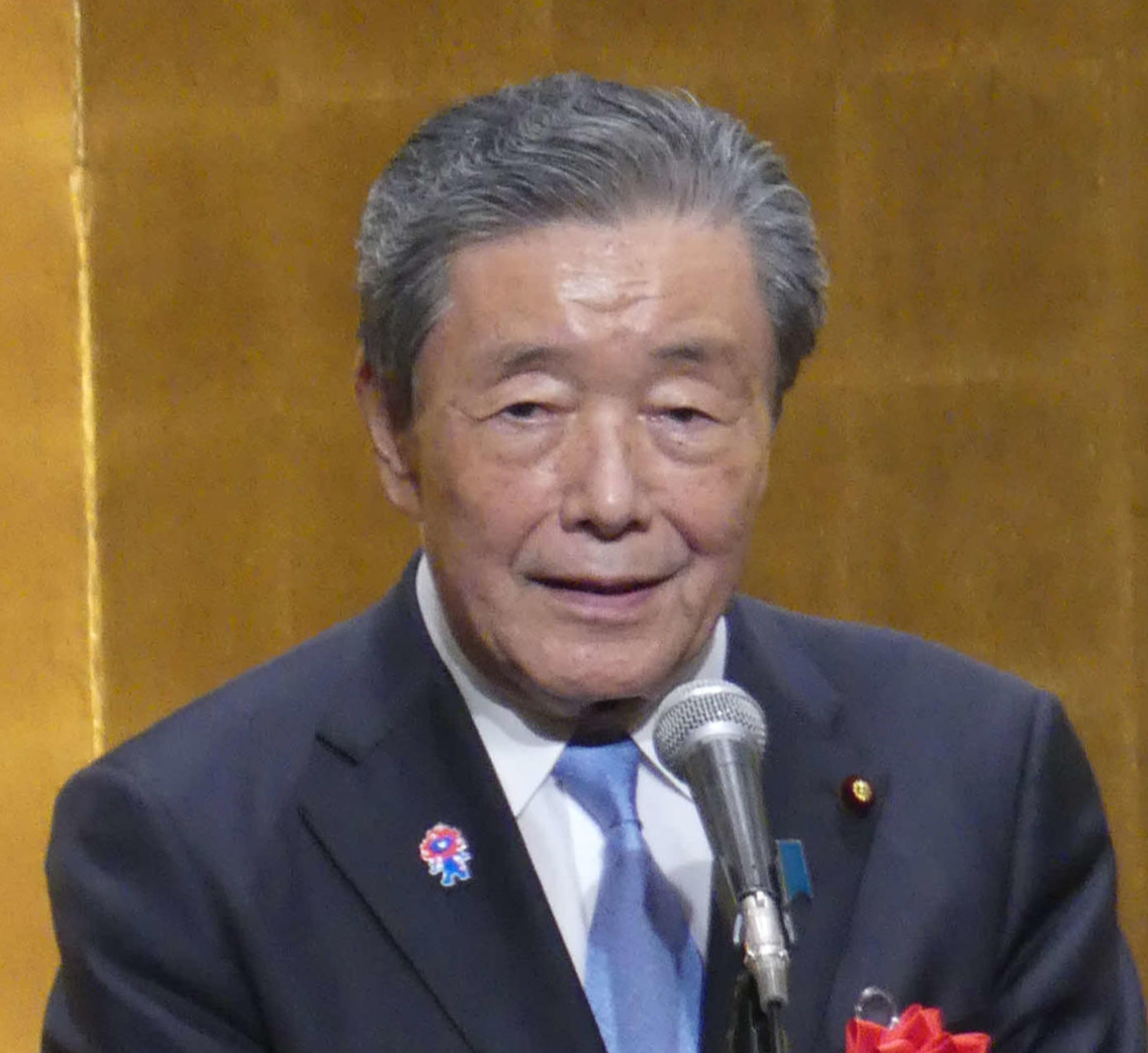 自民党の森山裕幹事長（2025年7月7日撮影）