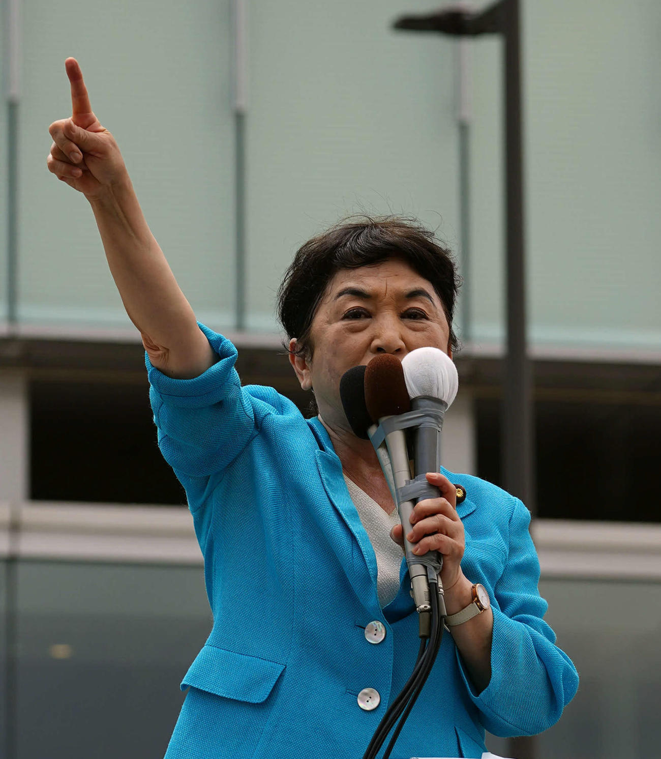 社民党の福島瑞穂党首（2025年7月3日撮影）