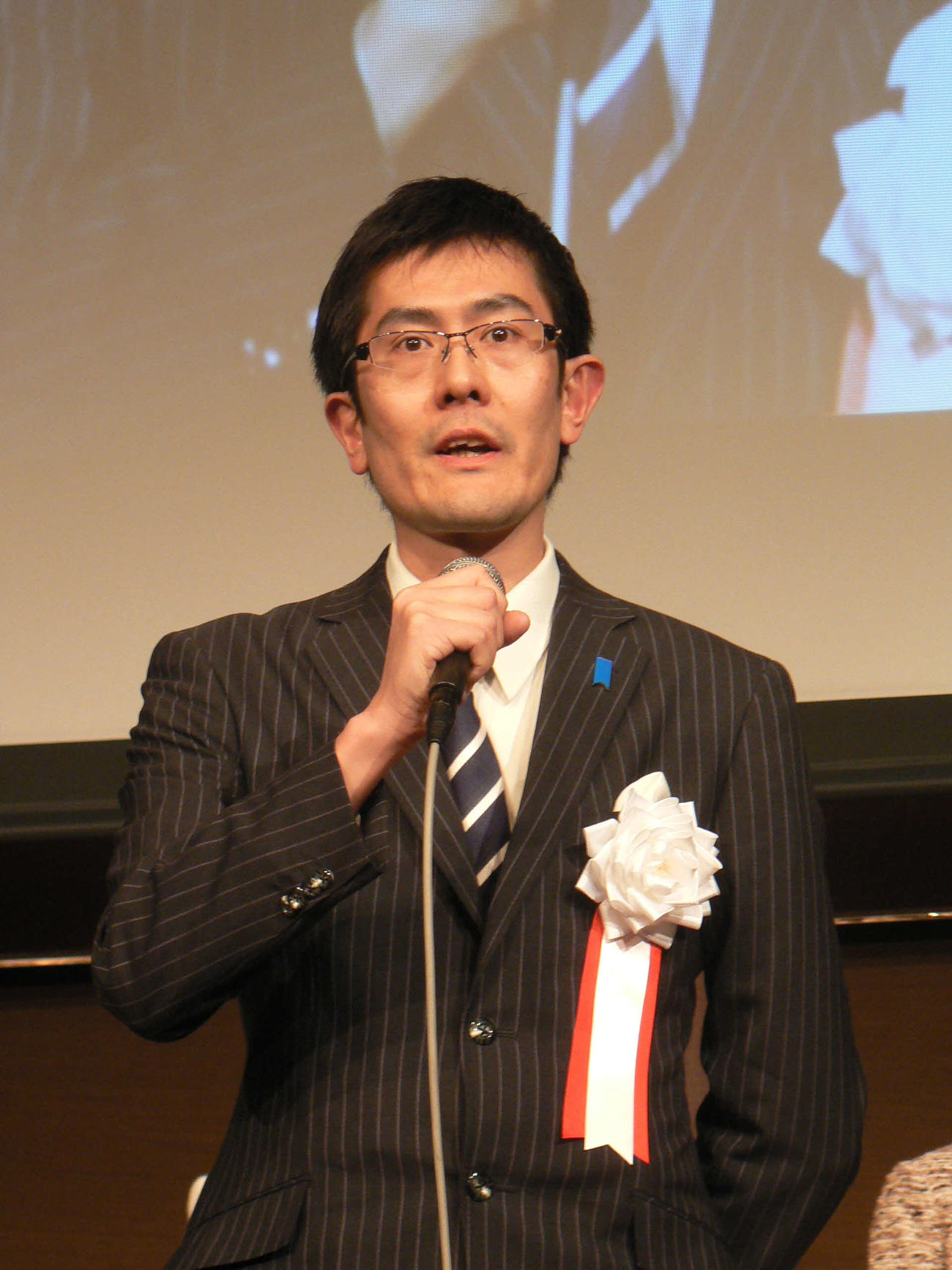 三橋貴明氏（２０１０年３月３０日撮影）