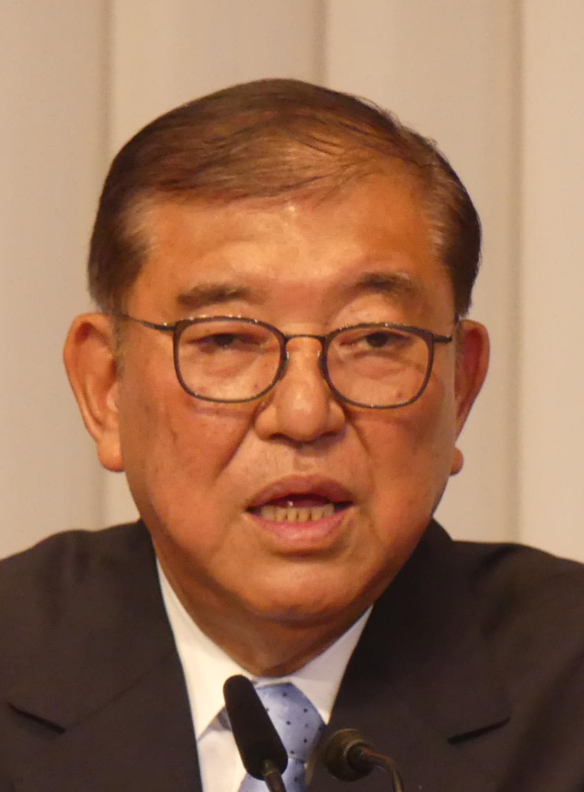 参院選の結果を受けて記者会見する自民党総裁の石破茂首相＝2025年7月21日