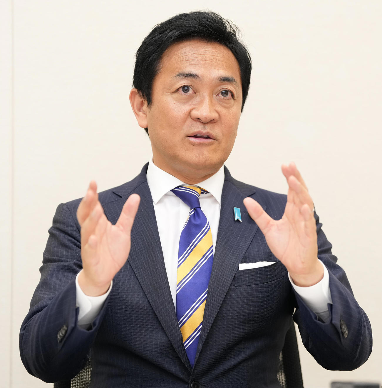 国民民主党の玉木雄一郎代表（2025年7月1日撮影）