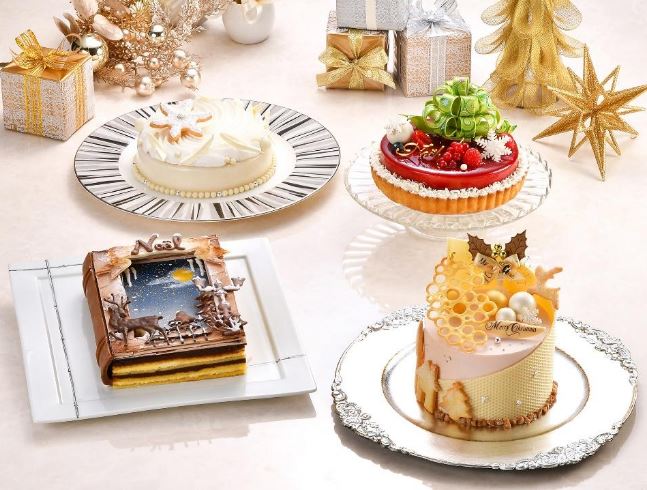 ロイヤルパークホテルで行われた2025年度クリスマススイーツコンテストの入賞作品